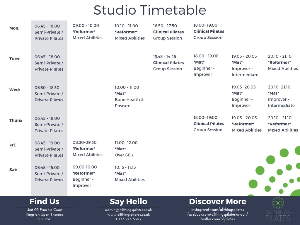Class Timetable (5) Class Timetable